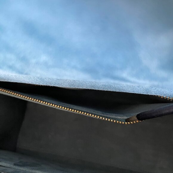 2022 Medium Lady Dior Blue/Green Blocart with Champagne Gold Hardware - Picture 12 of 16